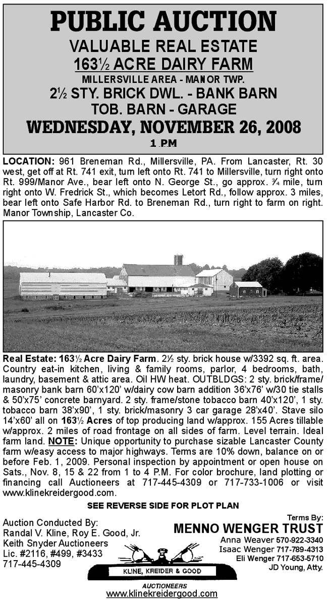 Public Auctions Lancaster PA Real Estate Auctioneers Farm Antiques
